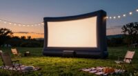 affordable outdoor movie screens