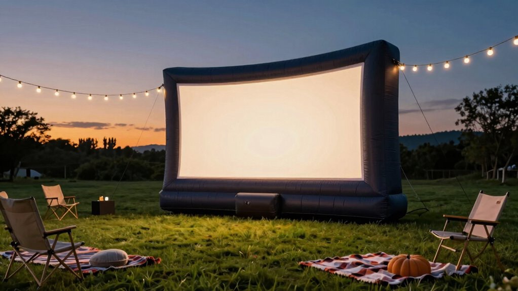 affordable outdoor movie screens
