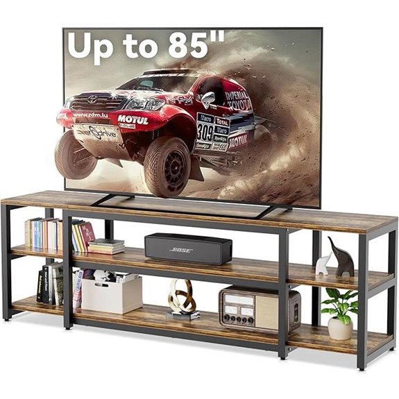 Aquzee 85 TV Stand for Living Room and Bedroom