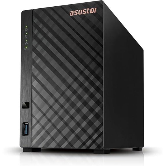 Asustor Drivestor 2 Lite NAS 2 Bay 1GB RAM