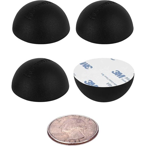Silicone Isolation Feet for Audio Equipment (4-Pack)