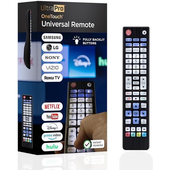 UltraPro Universal Backlit Remote Control for TVs