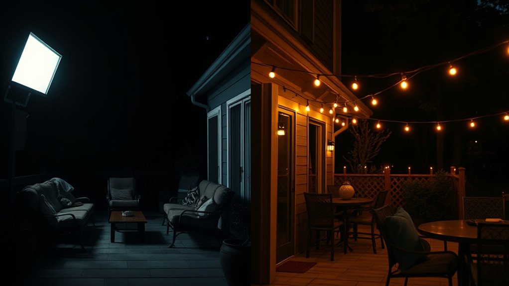 balanced lighting creates inviting ambiance