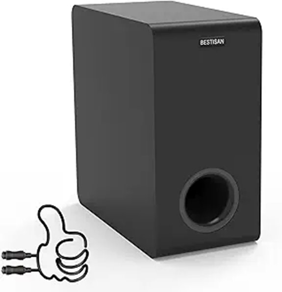Bestisan 6.5 Active Home Subwoofer with Deep Bass