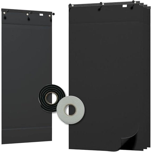 Audimute Soundproofing Acoustic Sound Kit (Black)