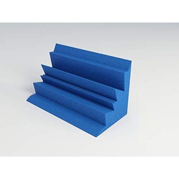Color Acoustic Foam Bass Traps 4 Pack Blue