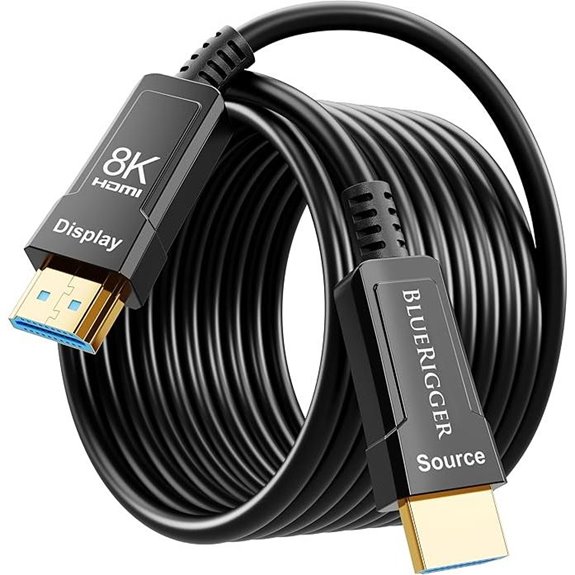 BlueRigger 8K Fiber Optic HDMI Cable 100FT