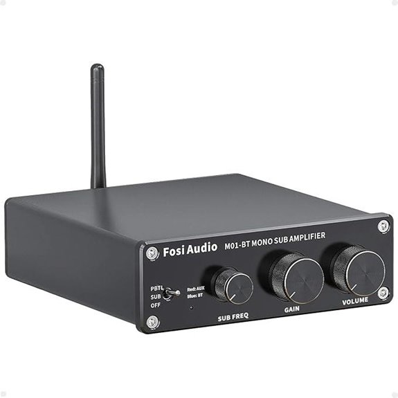Fosi Audio M01-BT Bluetooth 5.0 Subwoofer Amplifier