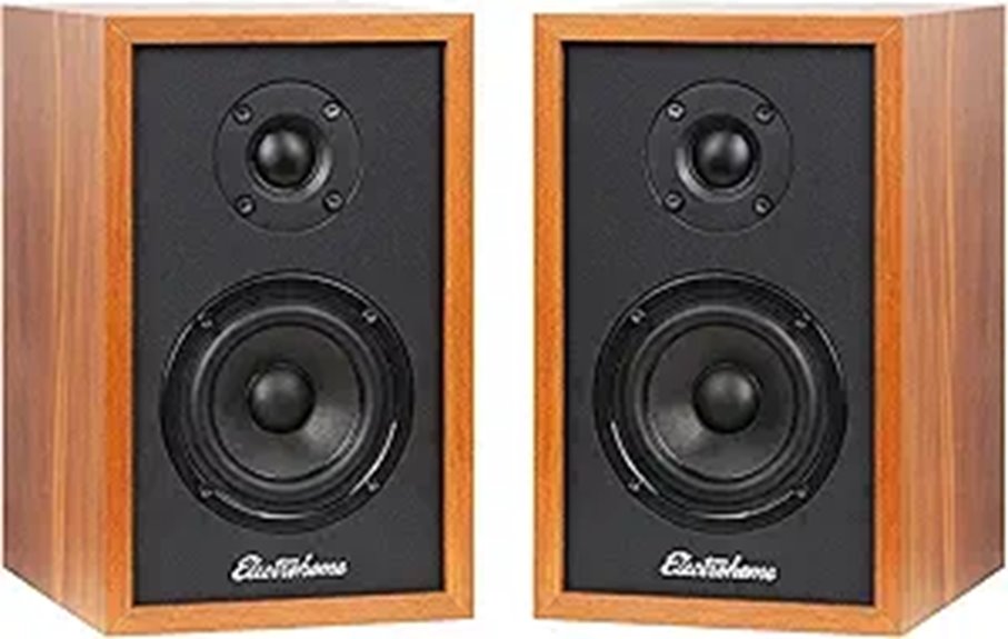 Electrohome Berkeley 2.0 Stereo Bookshelf Speakers with Bluetooth
