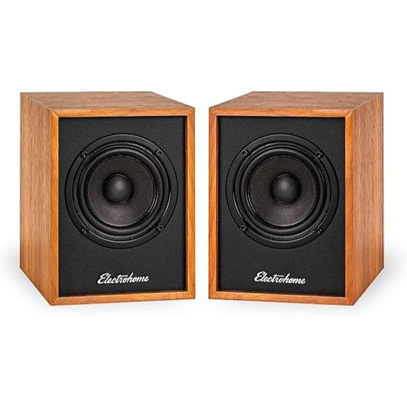 Electrohome Huntley Powered Bookshelf Speakers with Bluetooth