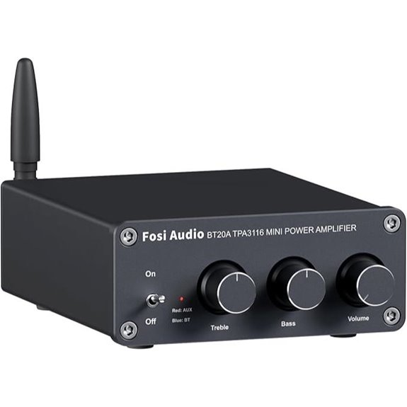 Fosi BT20A Bluetooth Stereo Amplifier for Passive Speakers