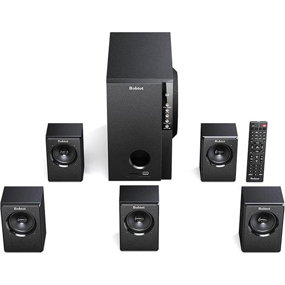 Bobtot 5.1 Home Theater System with Subwoofer