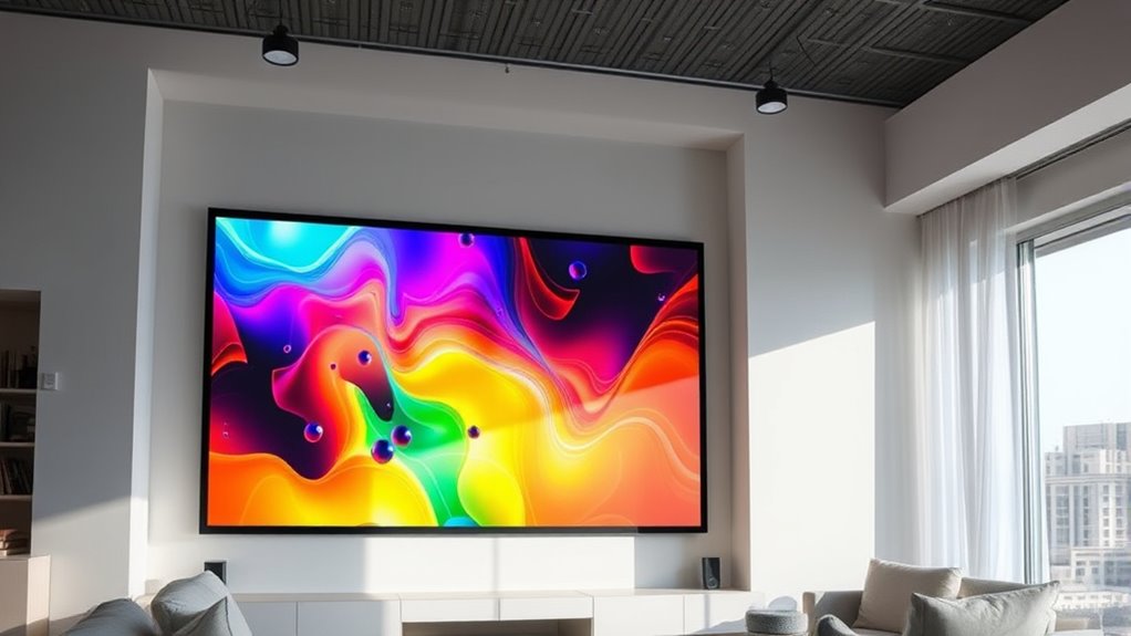 bright room projection considerations