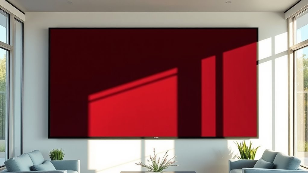 bright room projection considerations