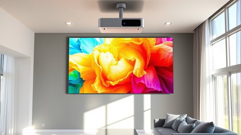 bright room projector considerations