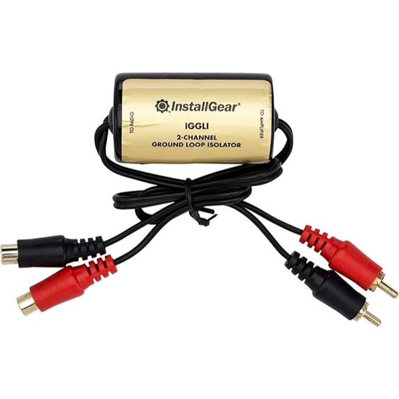 InstallGear Ground Loop Noise Isolator for Car and Home