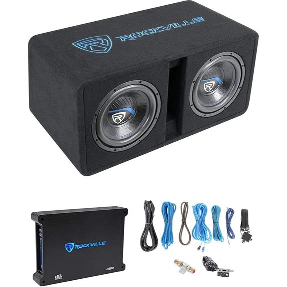 Rockville DK510 Car Subwoofer Enclosure & Amplifier Kit