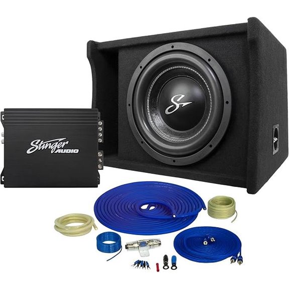 STINGER Audio Party Pack Car Subwoofer & Amp Kit
