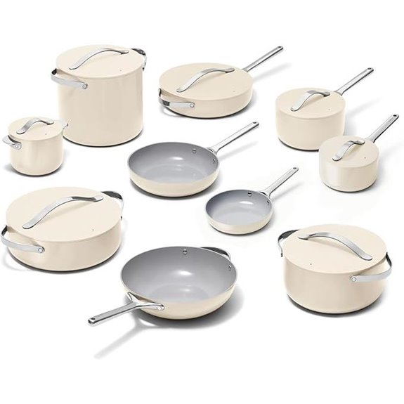 Caraway 24-Piece Ceramic Nonstick Cookware Set