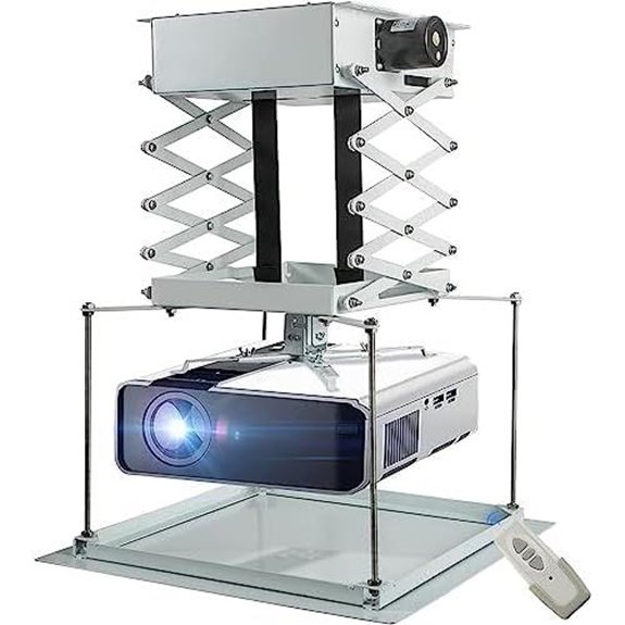 CGOLDENWALL 70CM Electric Projector Ceiling Mount