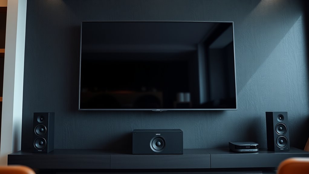 center channel placement and calibration