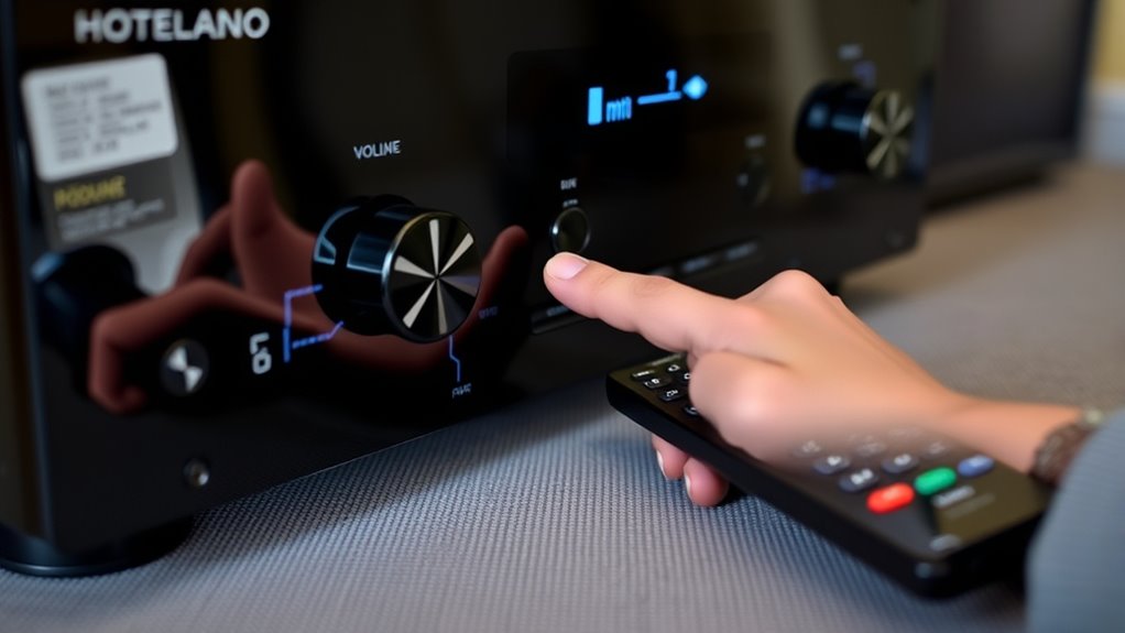 check volume and mute