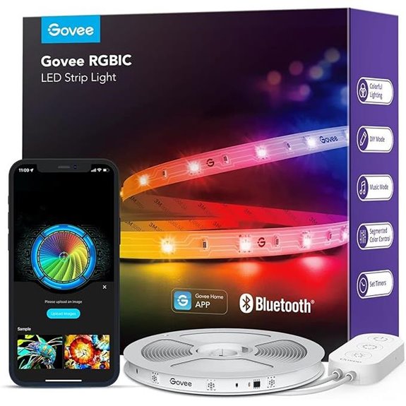 Govee RGBIC Bluetooth LED Strip Lights 16.4ft