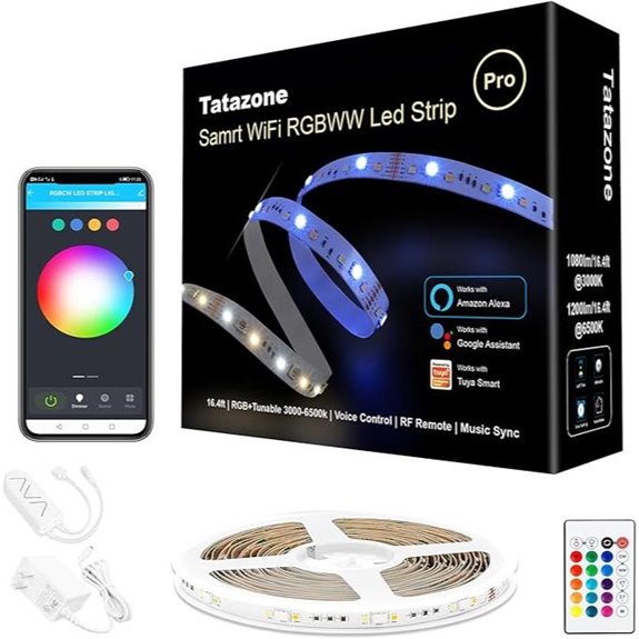 colorful wifi led strip