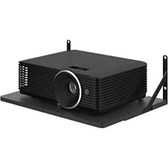 All Black Mini Projector Wall Mount