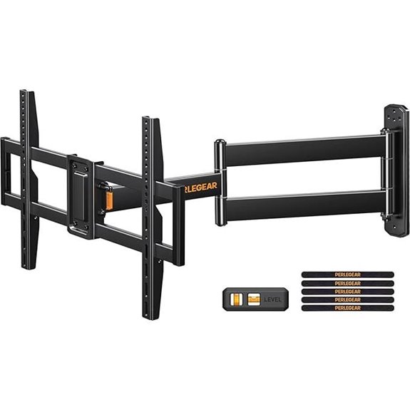 Perlegear Corner TV Wall Mount with Extend & Tilt