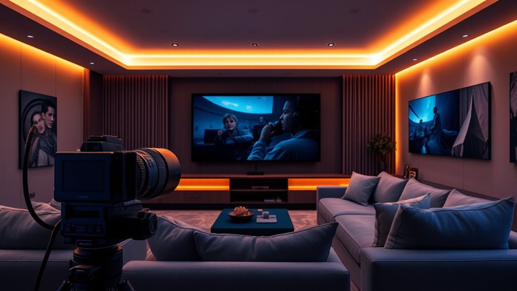 customized movie lighting scenes