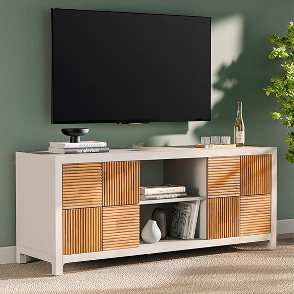 Bme Madia Deluxe TV Stand for Up to 58-Inch TV