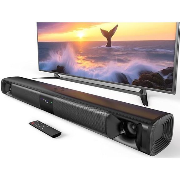 80W Sound Bar with Detachable Design and Bluetooth