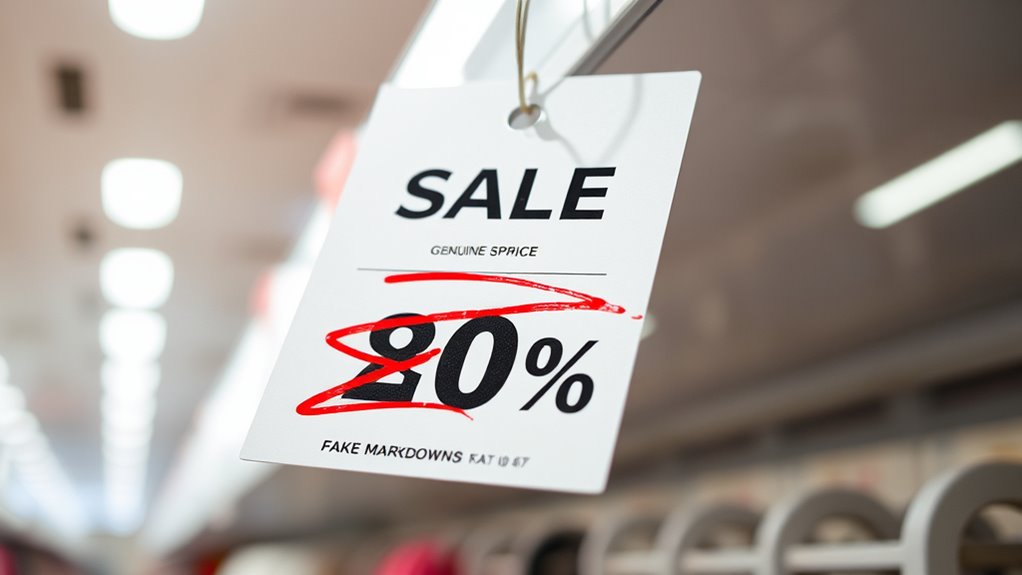 difference between sale and markdown
