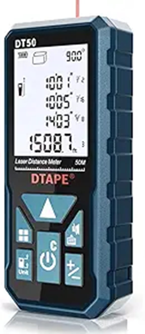 DTAPE 165 Ft Digital Laser Distance Meter