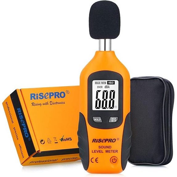 RISEPRO Digital Decibel Meter with Backlight