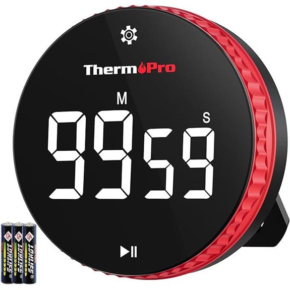 ThermoPro Digital Kitchen Timer with Large LED Display