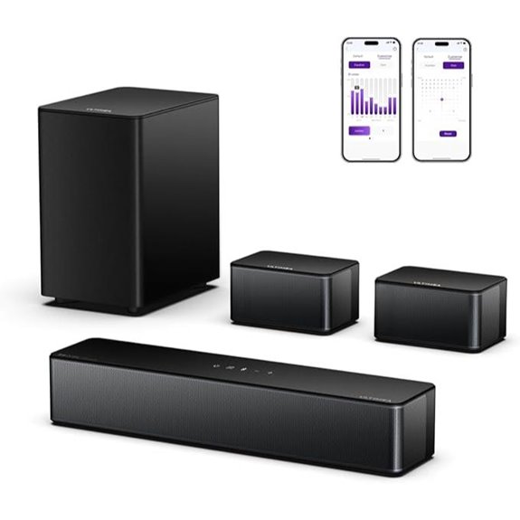ULTIMEA 5.1 Sound Bar with Dolby Atmos and Wireless Subwoofer