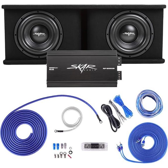 Skar Audio Dual 10 2,400W Subwoofer Bass Package