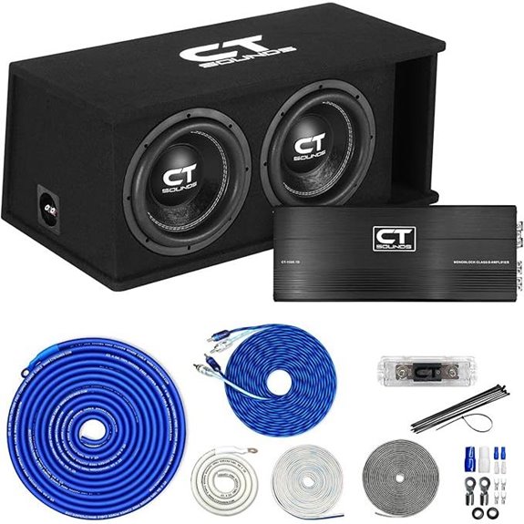 CT Sounds Dual 10” 2600W Bass Package