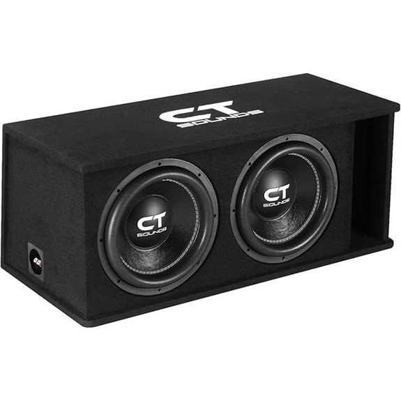 CT Sounds Dual 12” 2600W Subwoofer Box