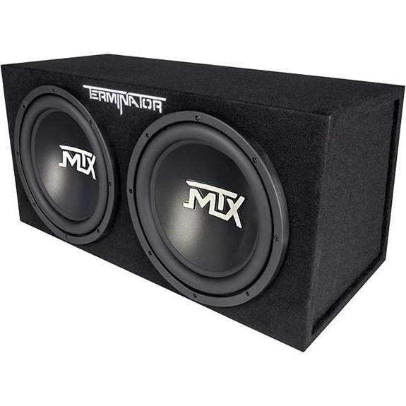 MTX Dual 12-Inch Subwoofers with Load Enclosure