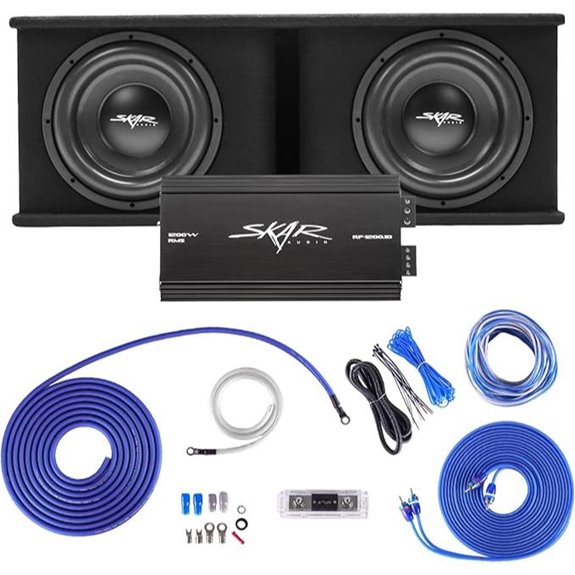 Skar Audio Dual 12 2,400W Subwoofer Bass Package