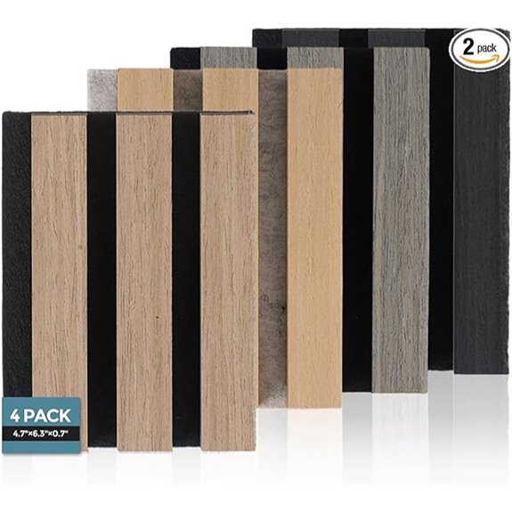 AKUMAX 2 Pack Acoustic Wood Wall Panels