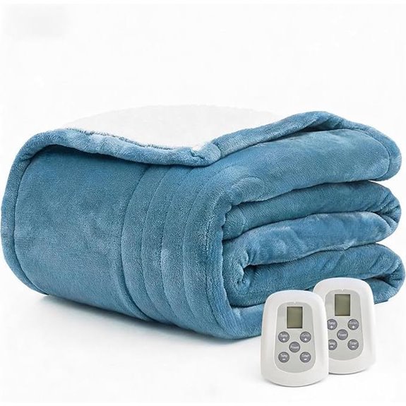 Heated King Size Blanket with Dual Control