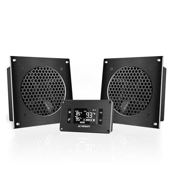 AC Infinity AIRPLATE T8 Dual-Fan Cooling System