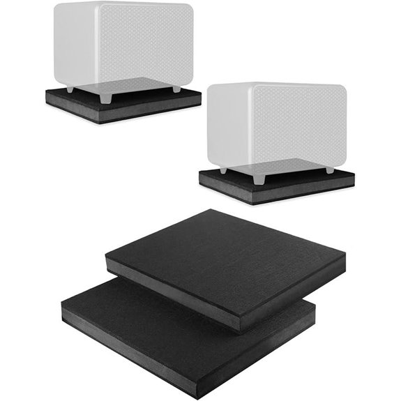 2-Pack Studio Monitor Noise Isolation Pads