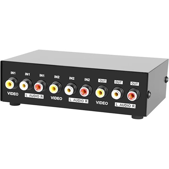 Panlong 2-Port AV RCA Switcher for Consoles