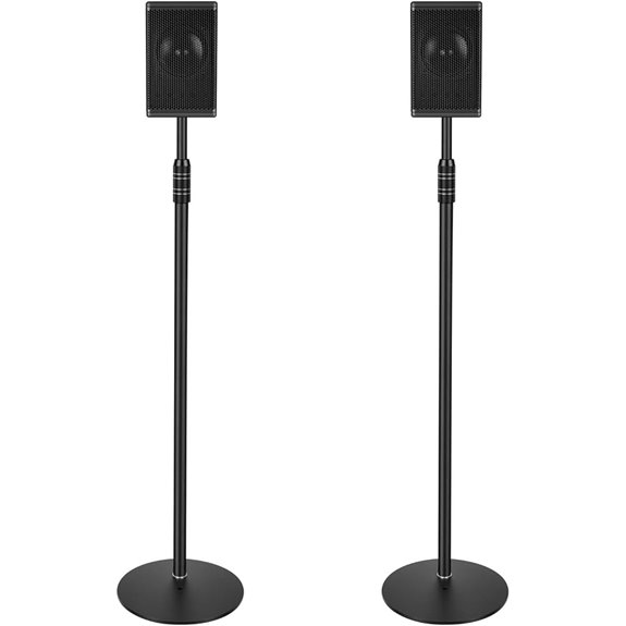 Speaker Stands for Satellite Speakers 2 Pack