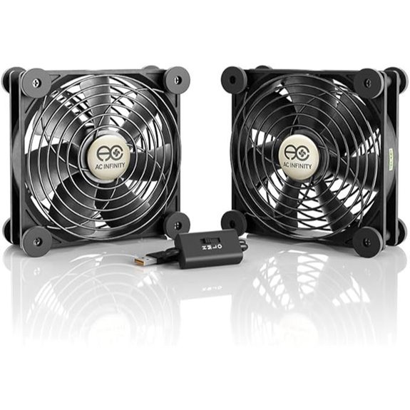 AC Infinity MULTIFAN S7 USB Dual 120mm Fan